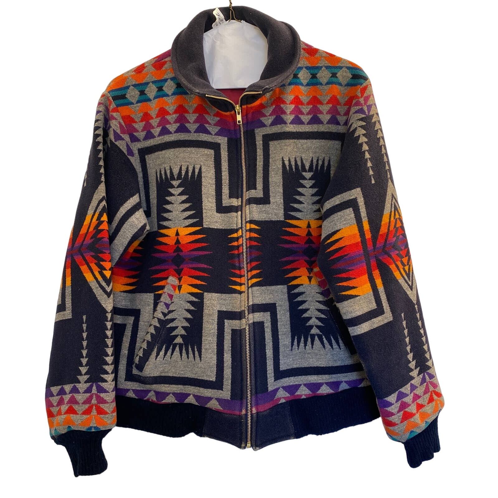 Pendleton Jacket Large Vtg Men's Extra Large Pendleton Beaverton Chief Joseph Pattern Western ...