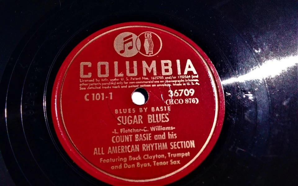 Count Basie 78rpm Set Columbia Records #C-101 Blues By Basie - Image 3 of 4