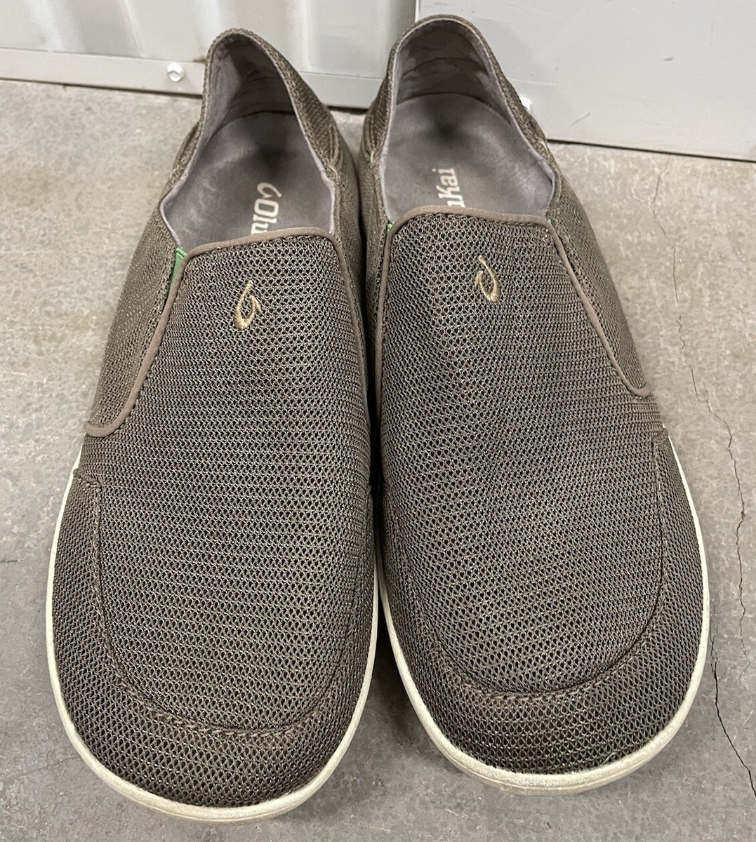OluKai Nohea Mesh Slip On Shoes Mens 8.5 Gray Casual Loafers Amazon.com | OLUKAI Nohea Mesh Men main image 2