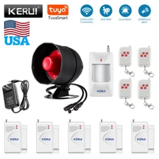 KERUI Wireless Home Alarm Security System Garage Door Sensor PIR Motion Detector