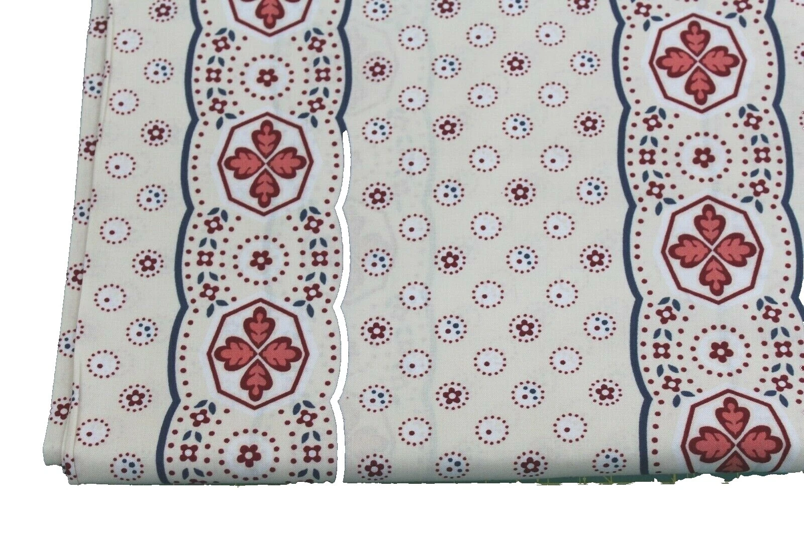 Géneros artesanales de algodón blanco Red Rooster