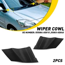 2x Windshield Wiper Side Cowl Cover Trim For Toyota Yaris 4-Door 2006-2010 09 08