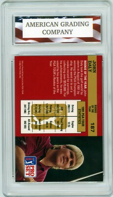 1992 Pro Set #187 John Daly Rookie of the Year AGC 10 Gem Mint | eBay