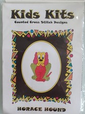 BRAND NEW, UNOPENED, KIDS KITS, COUNTED CROSS STITCH KIT. 'HORACE HOUND'.