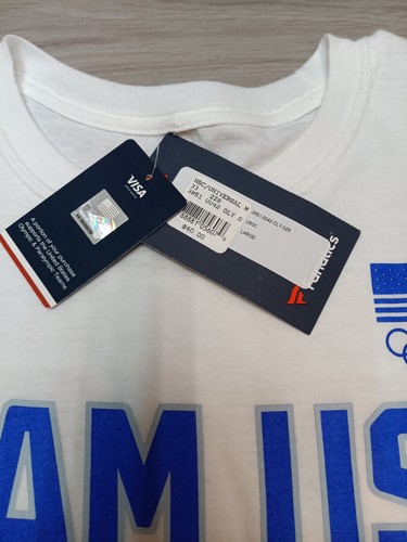 Team USA Fanatics 2022 Winter Olympics Team Rep Long Sleeve T-Shirt - White NWT - Picture 7 of 17