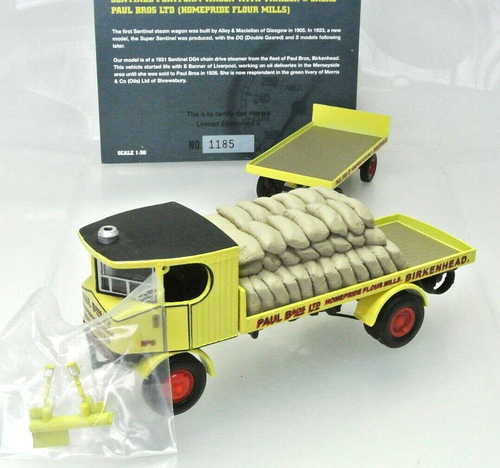 Corgi 80002 Sentinel Platform Wagon Trailer & Sacks - Paul Bros Ltd Homepride - Picture 3 of 13
