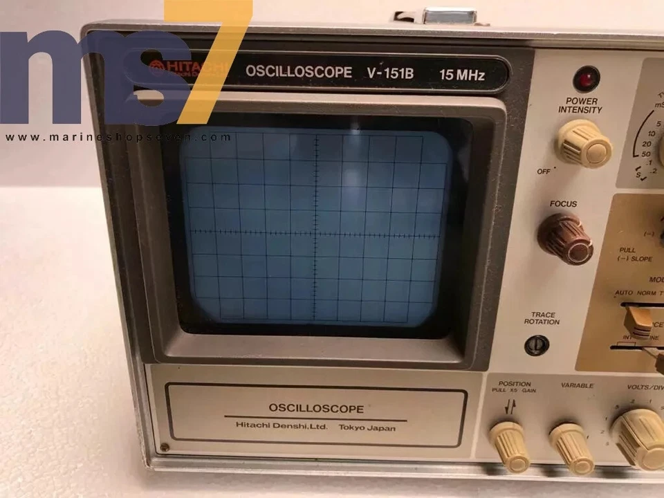 HITACHI DENSHI LTD. V-151B OSCILLOSCOPE 15 MHz CAPACITY  - Image 2 of 4