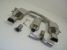 FMS 70mm Duplex Sportauspuff Anlage Opel Insignia Sports Tourer 2WD 1.6T 2.0T