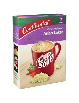 (2 serves) Continental cup-a-soup - laksa asian 65g (9300667022850)