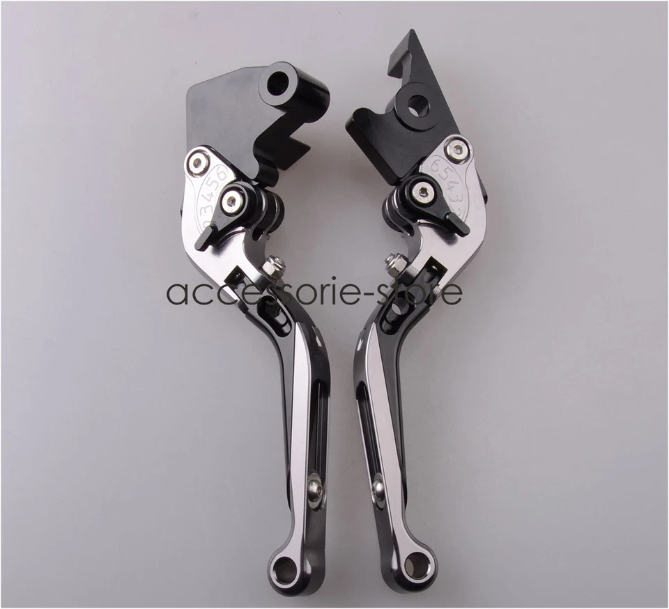 Palanca de embrague de freno plegable extensible para Ducati 848 1098 1199 1299 Monster 400 620 800 Foto 4 de 4