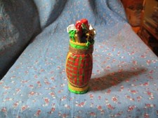 Christmas Ornament Golf Bag Clubs 4 1/2 Inch High