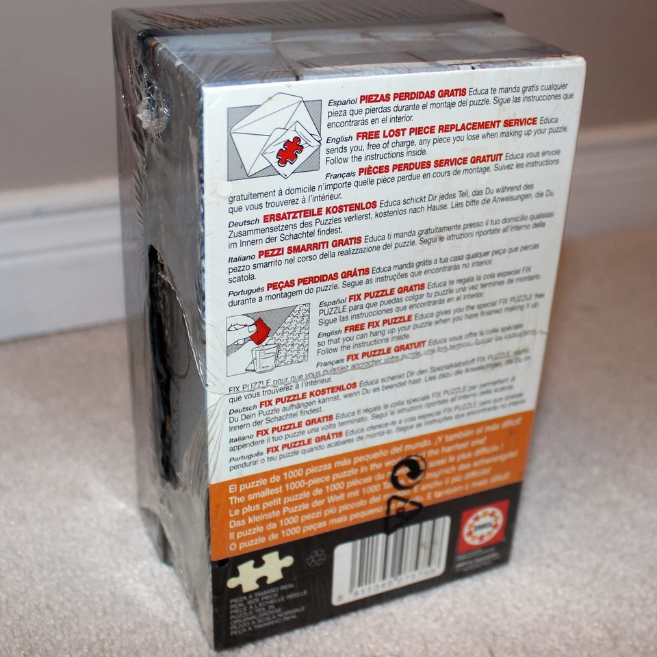 Puzzle miniatura Educa España 1000 piezas sellado vintage 1997 Kaiwo Maru 海王丸 Japón Foto 3 de 4