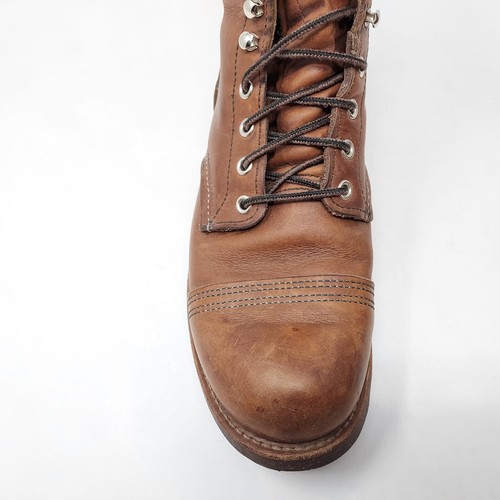 Red Wing 8111 Iron Ranger Boot Amber Harness/Braun Nitrile Cork EU 42 UK 8 US 9D - Bild 9 von 14