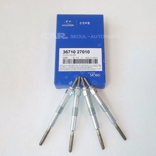HYUNDAI KIA  Genuine Glow Plugs 4Pcs= 1Set  36710-27010 =36710-27000
