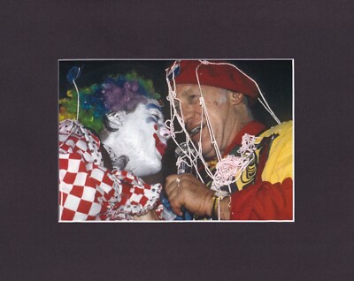 8X10'' Matted Print Picture, Grateful Dead: 1992, Wavy Gravy & Ken Kesey