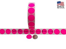 Circle Stickers Color Coding Labels Super Bright Neon Round Circle Dots