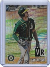 2021 Stadium Club Chrome Virtual Reality Wave #VR-10 Matt Olson - Athletics
