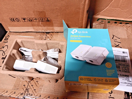 TP-Link AV600 Ethernet Adapter Plug Play Adapter 600Mbps TL-PA4010