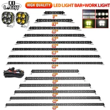 LED Work Light Bar Flood Spot Lights Driving Lamp Offroad Car Truck SUV 12V 24V