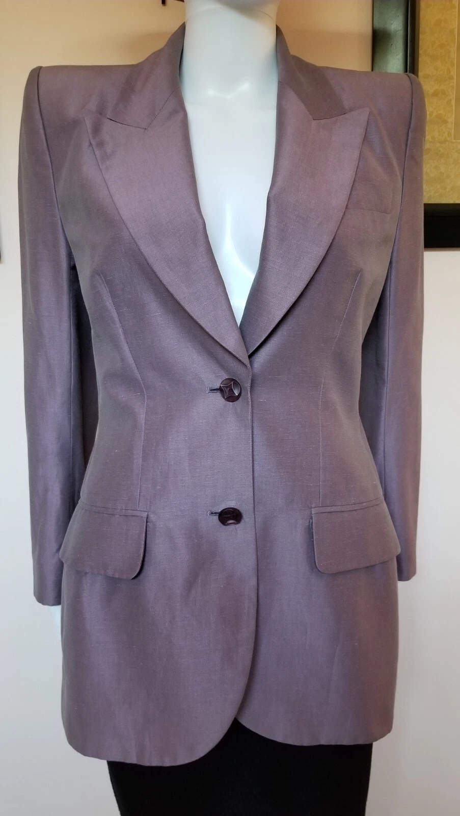 Givenchy — GIVENCHY COUTURE Made in France Lavender Jacket Size 6