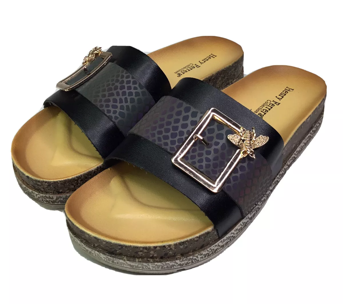 Gold buckle deals sandals