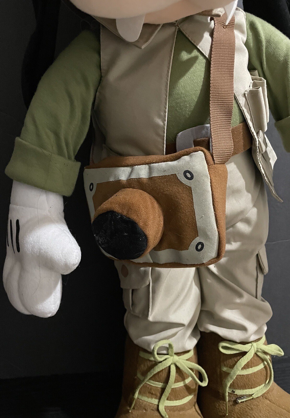 Goofy Animal Kingdom Safari Disney Stuffed Animal Camera Tall Extra Large 26” eBay