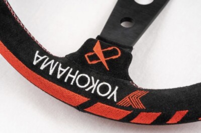 ADVAN/VERTEX/Steering wheel/V2/330mm/90mm DEEP/suede/Black/Genuine