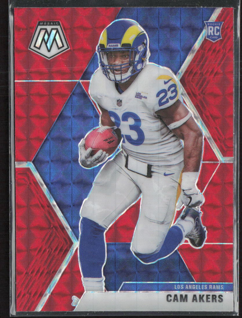 2020 Panini Mosaic #221 Cam Akers Red Rookie