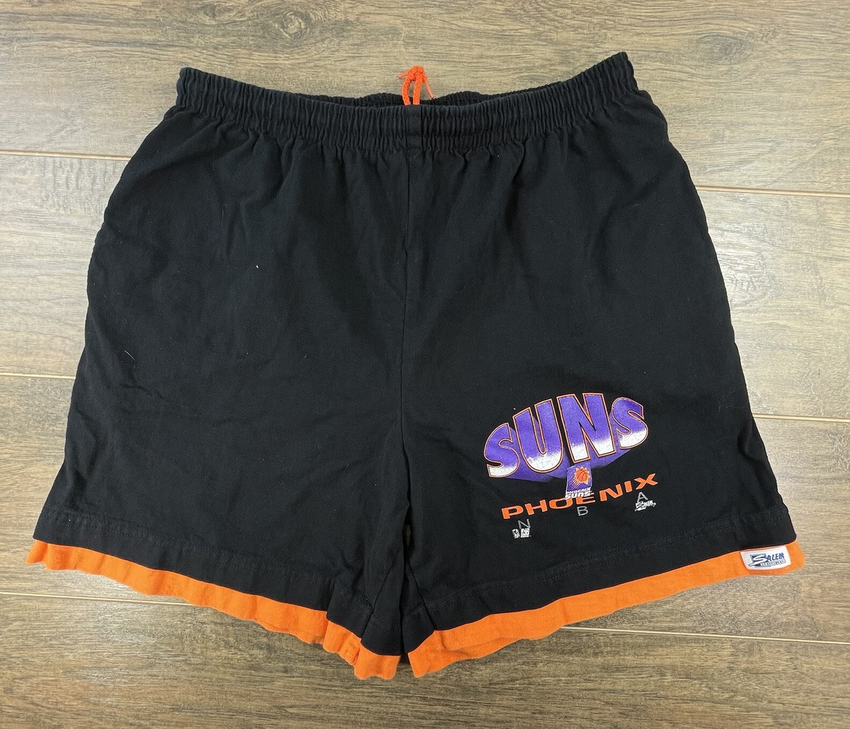 Vintage Phoenix Suns Sweat Shorts Mens XL Black NBA Salem