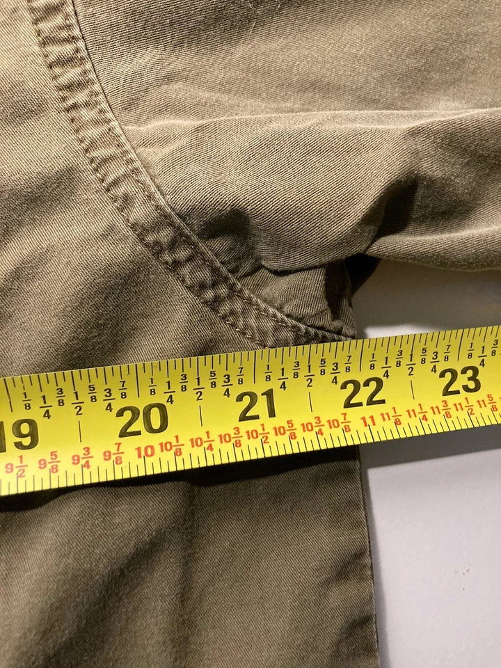 CAMISA UNIONBAY Abotonada Manga Larga Para Hombre Talla MEDIANA Verde Ejército RN 60307 ALGODÓN Foto 4 de 4