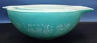 444 443 442 Vintage PYREX Amish Butterprint Cinderella Nesting Mixing Bowls Teal