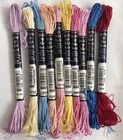 10 threads ANCHOR MARLITT Rayon stranded embroidery floss. 10m. bag A