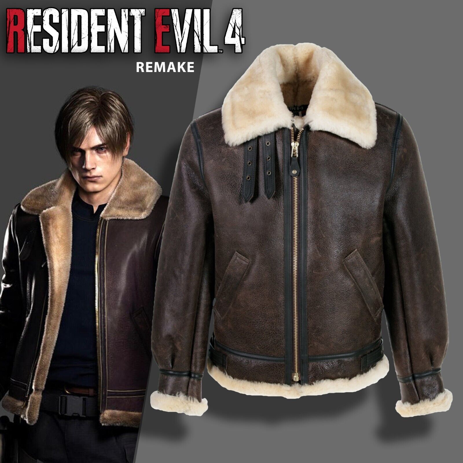 Resident Evil Re:Verse - Leon Skin: Leather Jacket (Resident Evil 6)