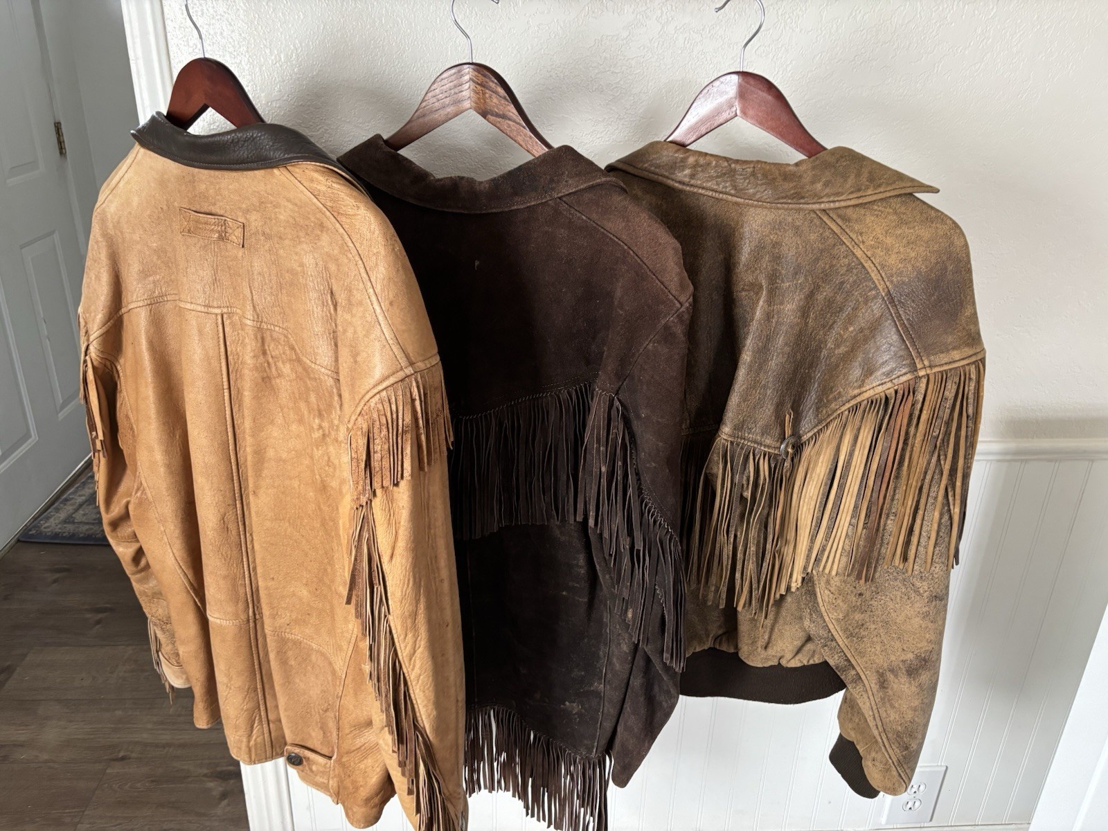 Three  Frontier Style Leather Jackets - image 8
