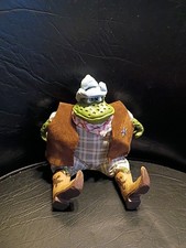 Russ Berrie Kathleen Kelly Sherriff Cowboy Frog Bean Shelf Sitter Critter Factor
