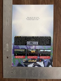 Shellshock Video Game Print Ad Mercenary PlayStation Sega Saturn PC Sony Tanks