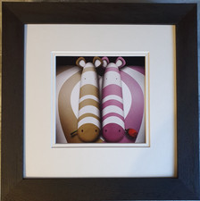 Peter Smith "Lubba in Love" Framed VERY RARE Washington Green greeting card.