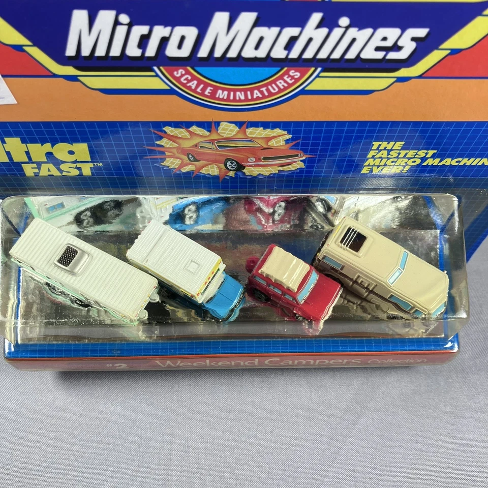 Micro Machines 6400 Ultra Fast Weekend Campers Collection #2 New Sealed - Image 4 of 4