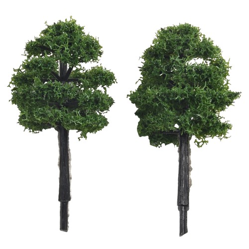 Maqueta de árboles verdes de 5 cm para paisaje arquitectónico y decoración de carreteras (paquete de 10) - Imagen 11 de 19