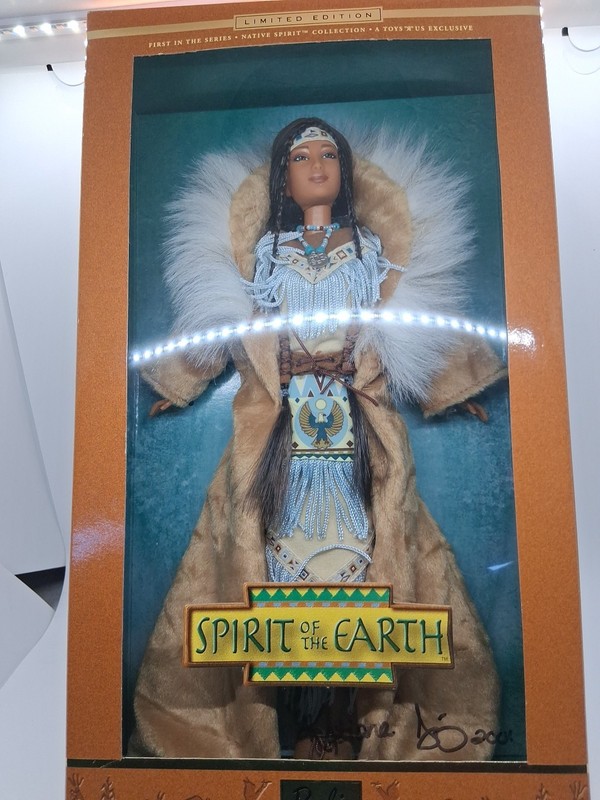 NRFB NEW ***BARBIE EXCLUSIVE*** " SPIRIT OF THE EARTH" SIGNED BY DESIGNER