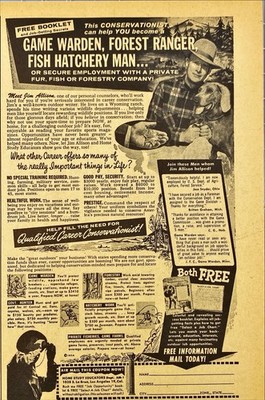 Home Study Educators ''Conservation Careers Booklet'' Vintage Print Ad 1957