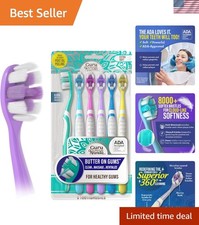 Gentle Care Toothbrush with 8000 Softex Bristles, Perfect for Sensitive Gums