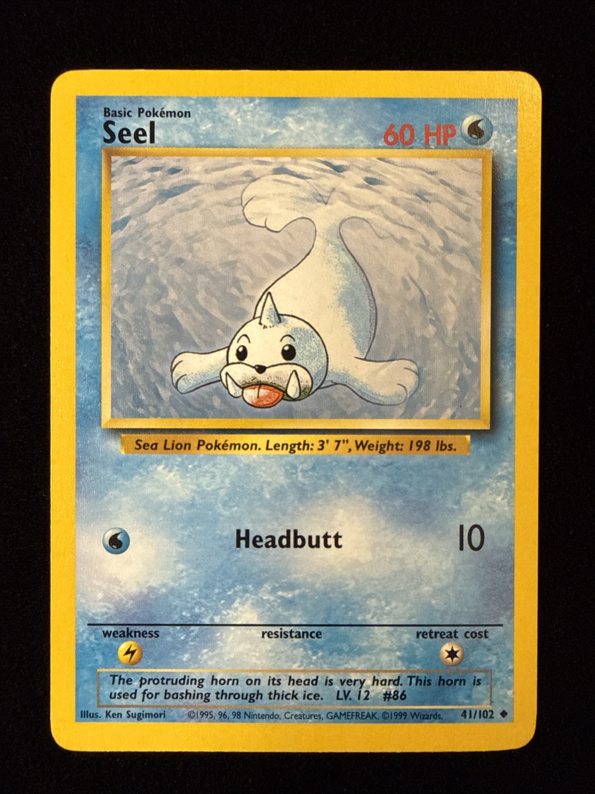 Seel - Base Set - 41/102 - Pokemon TCG - LP