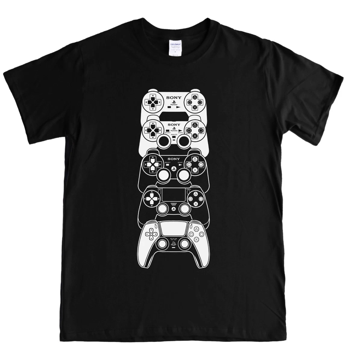 T-shirt Gamer TOOLS - Motif Xbox, PS4, Nintendo Switch, 100% Coton, Tailles M Et L