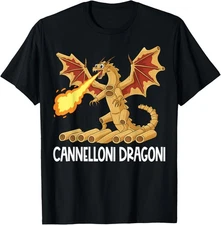 Italian Brainrot Characters Cannelloni Dragoni Unisex T-Shirt