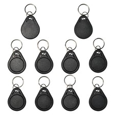 10 pcs 13.56MHz RFID Proximity ID Card Key Tags Writable rewritable UID fob tag