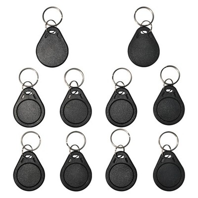 10 pcs 13.56MHz RFID Proximity ID Card Key Tags Writable rewritable UID fob tag