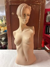 MANICHINO DONNA MEZZO BUSTO IN RESINA ANNI 80/90 