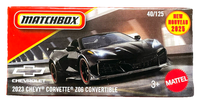 Matchbox 2023 Chevy Corvette Z06 Convertible 40/125 Power Grabs 1:64 Modellauto