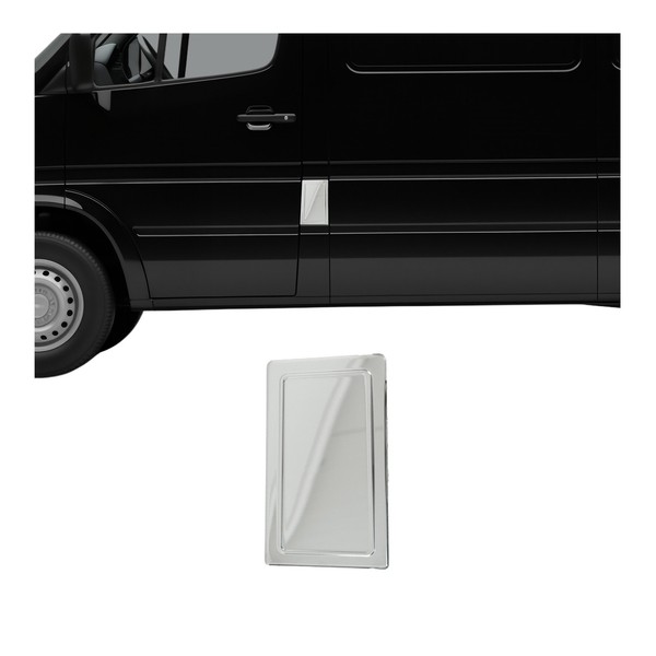 Tankdeckel Blende Tankverschluss FüR Mercedes Sprinter 1995-2006 Edelstahl Chrom-image